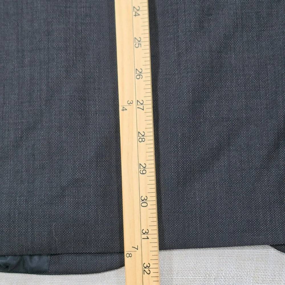 Daniel Cremieux Blazer Mens 46R Charcoal Gray Excellent 3-Button Sport Coat